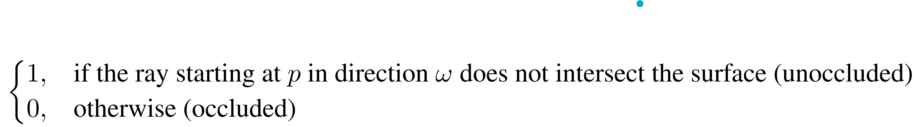 Binary Visibility Function