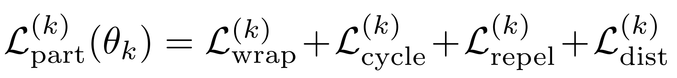 Per-Part Parameterization Loss